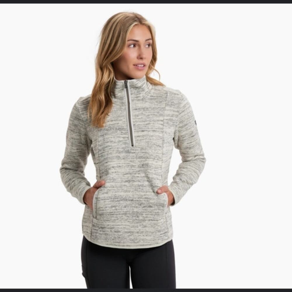 Kuhl Ascendyr 1/4 zip fleece in Ash color